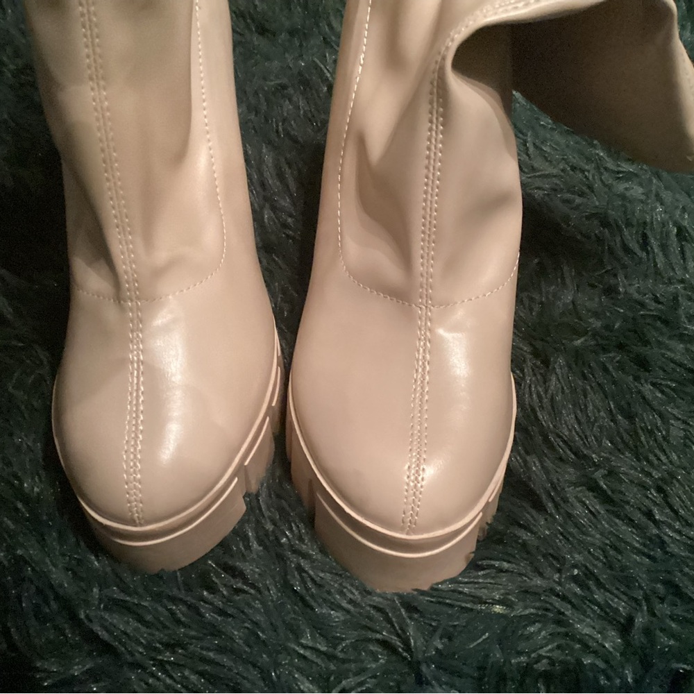Booties platform dolls kill rubber heel new